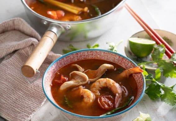 206. Tom Yum Seafood Hot and Sour Soup