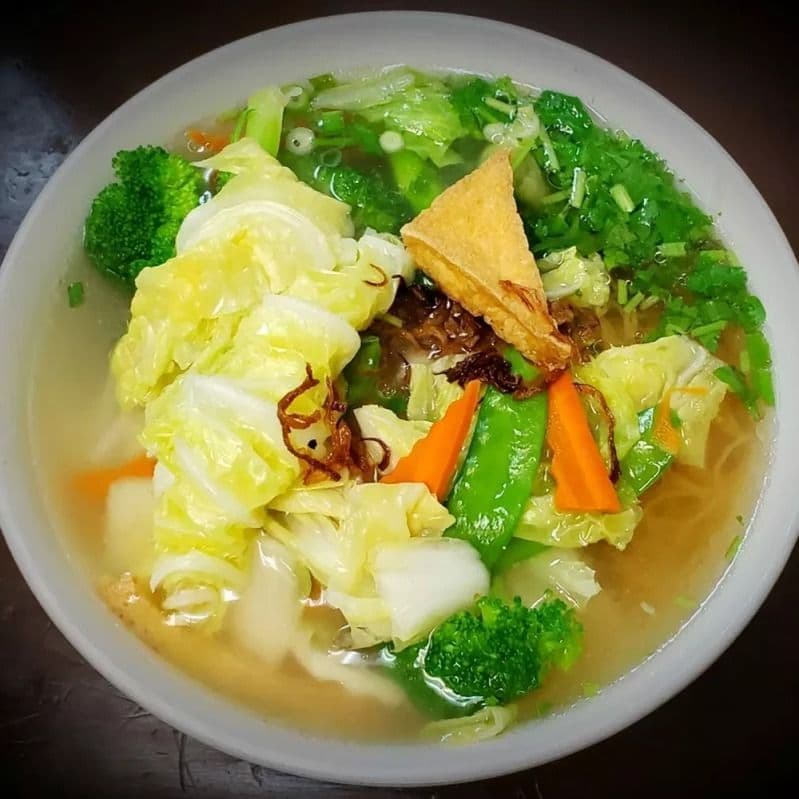 11. Pho Rau Cai Noodle Soup