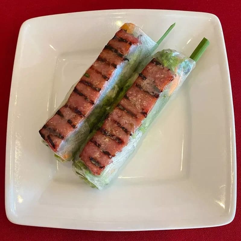 115. Vietnamese Grilled Pork Sausage Rolls (2 pcs)