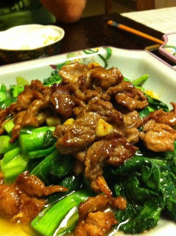 412. Choy Sum Beef