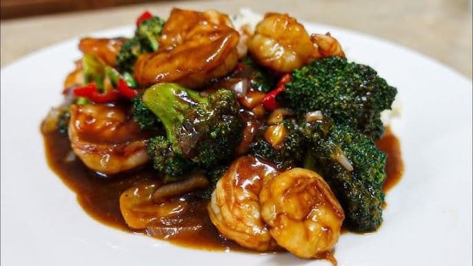 S15. Chinese Broccoli Shrimp Chef’s Special