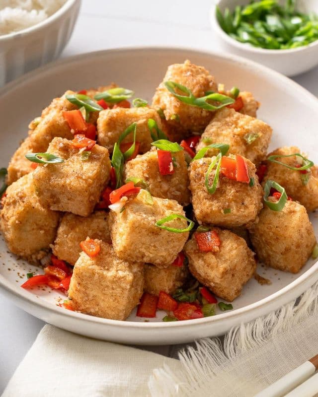 513. Pepper Salted Crispy Tofu