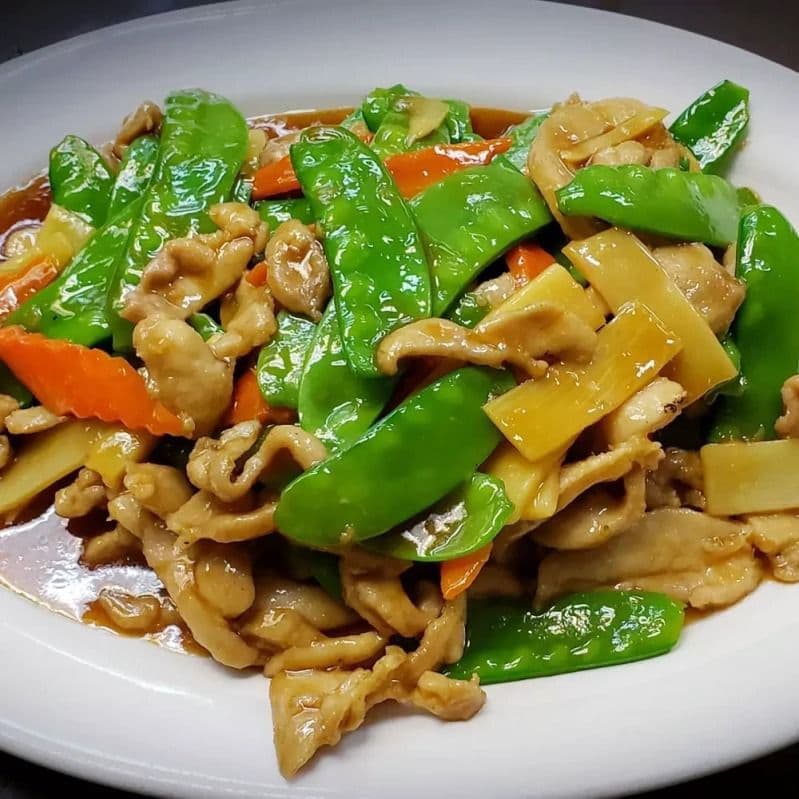 424. Chicken with Sugar Peas